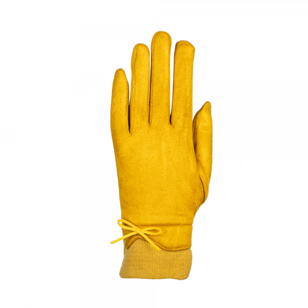 Γυναικεία γάντια Filia κίτρινο - Kalapod.gr